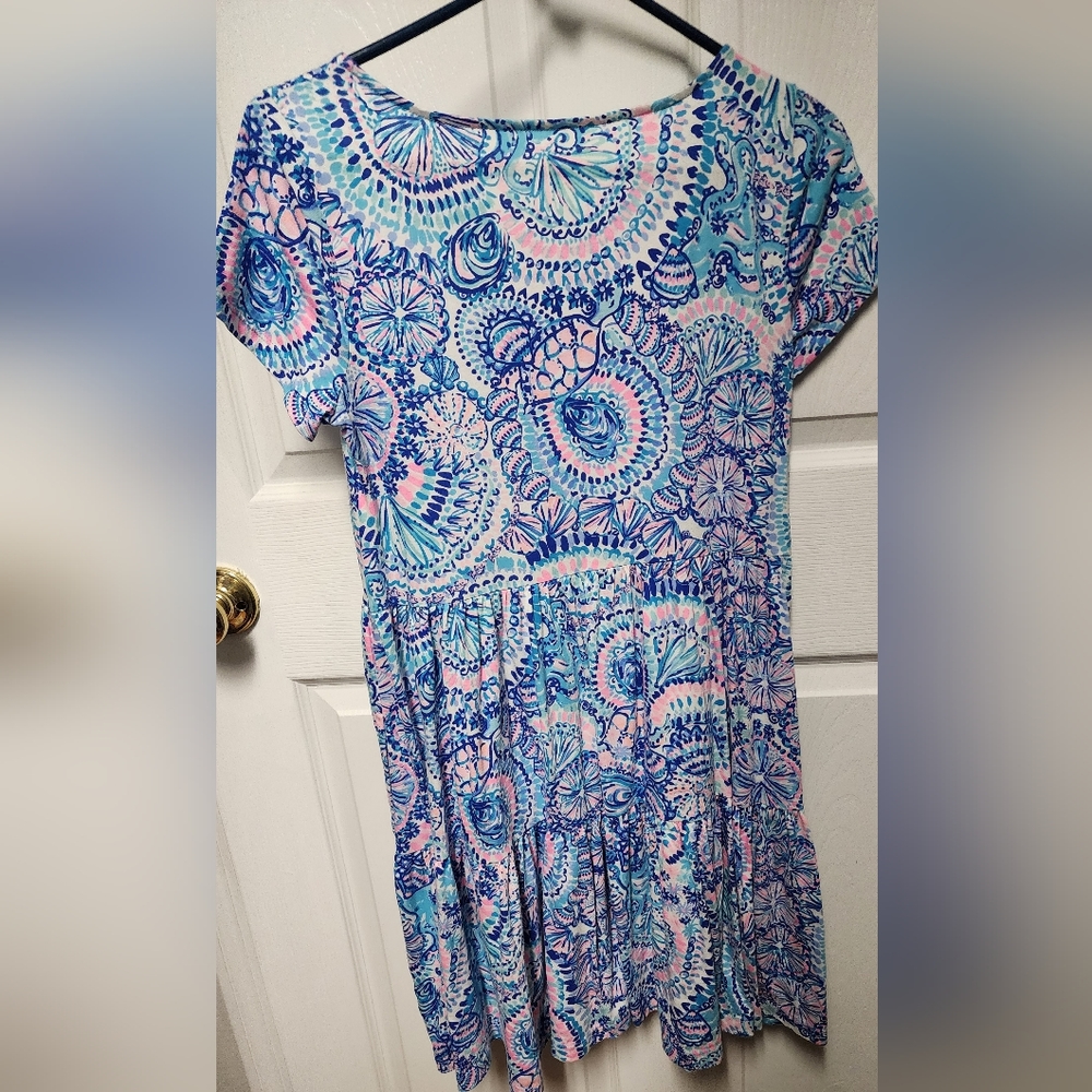Lilly Pulitzer Geanna tiered swing sun dress size small